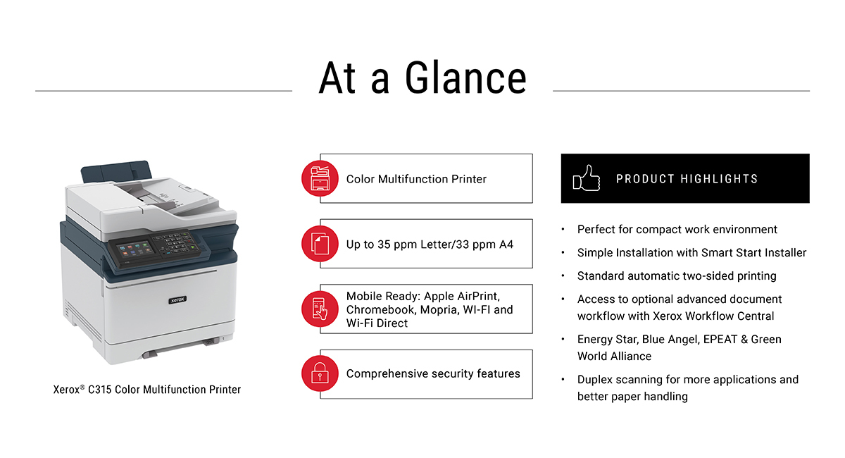 Xerox C315/DNI multifunction printer Laser A4 – image 4