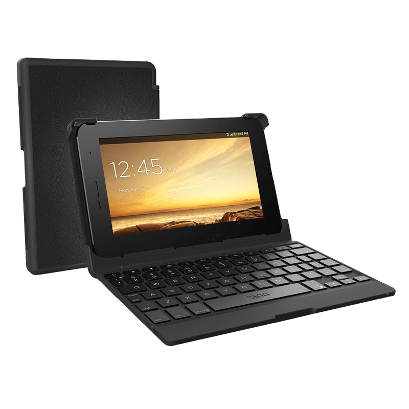 ZAGG ANS7IN-BB0 mobile device keyboard Bluetooth Black