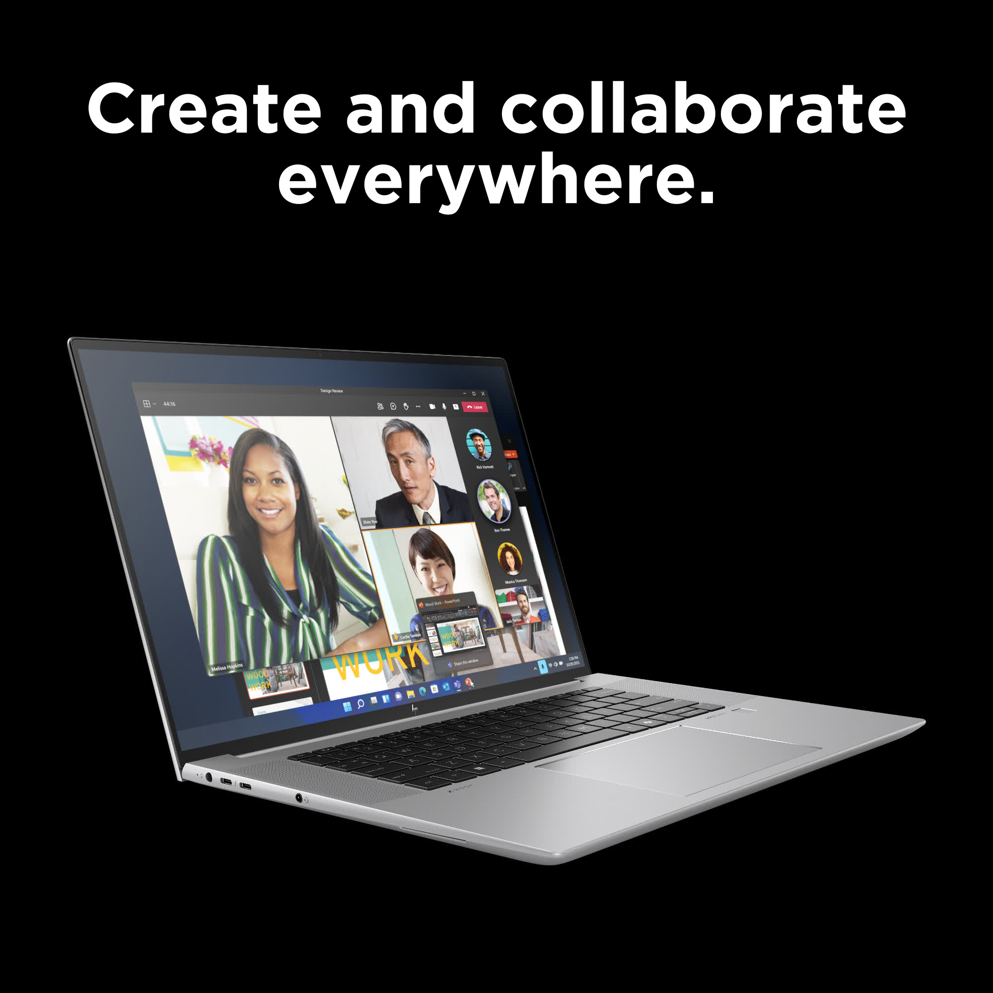 HP ZBook Studio 16 G11 Intel Core Ultra 9 185H Mobile workstation 40.6 cm (16″) WUXGA 32 GB DDR5-SDRAM 1 TB SSD NVIDIA GeForce RTX 4070 Wi-Fi 7 (802.11be) Windows 11 Pro AI Workstation, AI PC Silver image 19