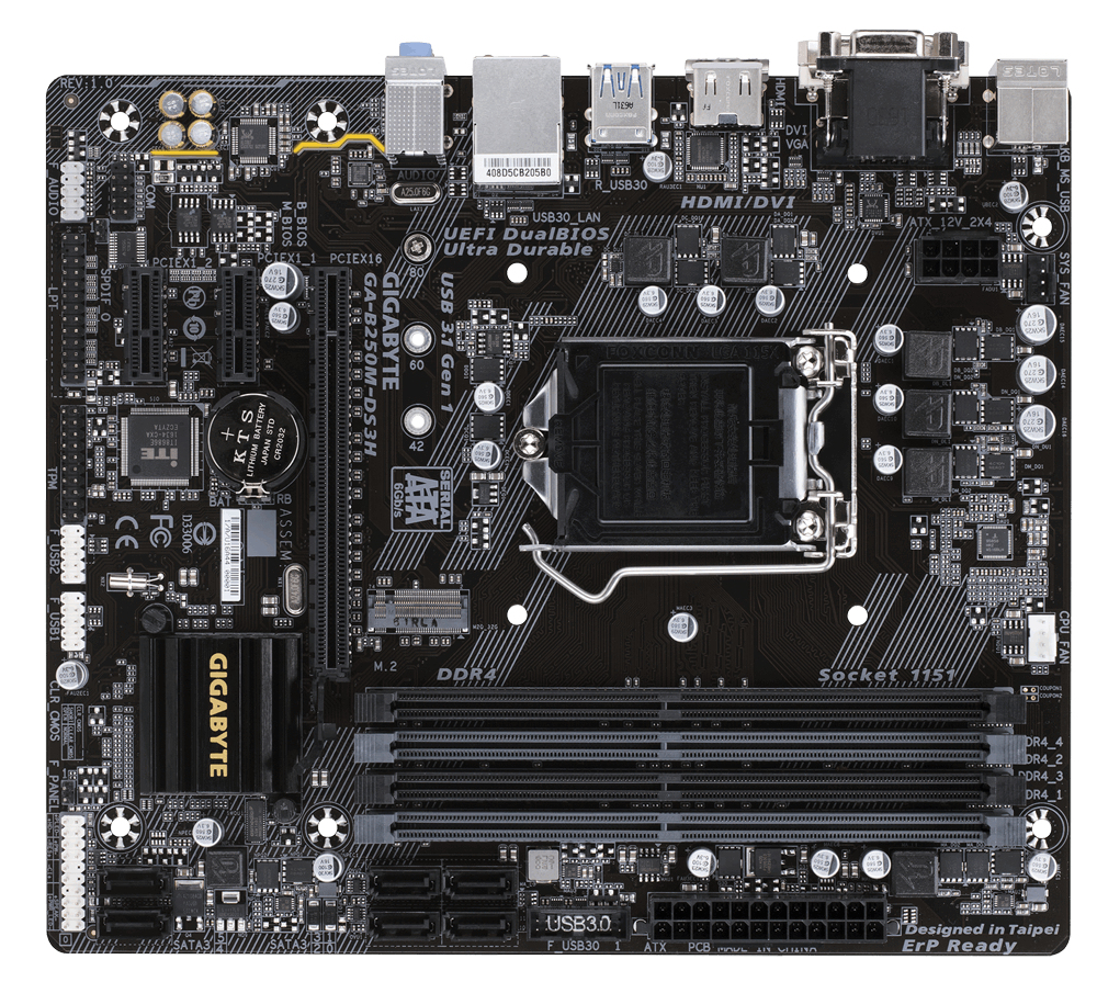GIGABYTE GA-B250M-DS3H Bulk – image 4