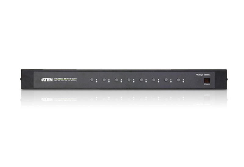 ATEN VS0801A-AT-E KVM switch Rack mounting Black – image 3