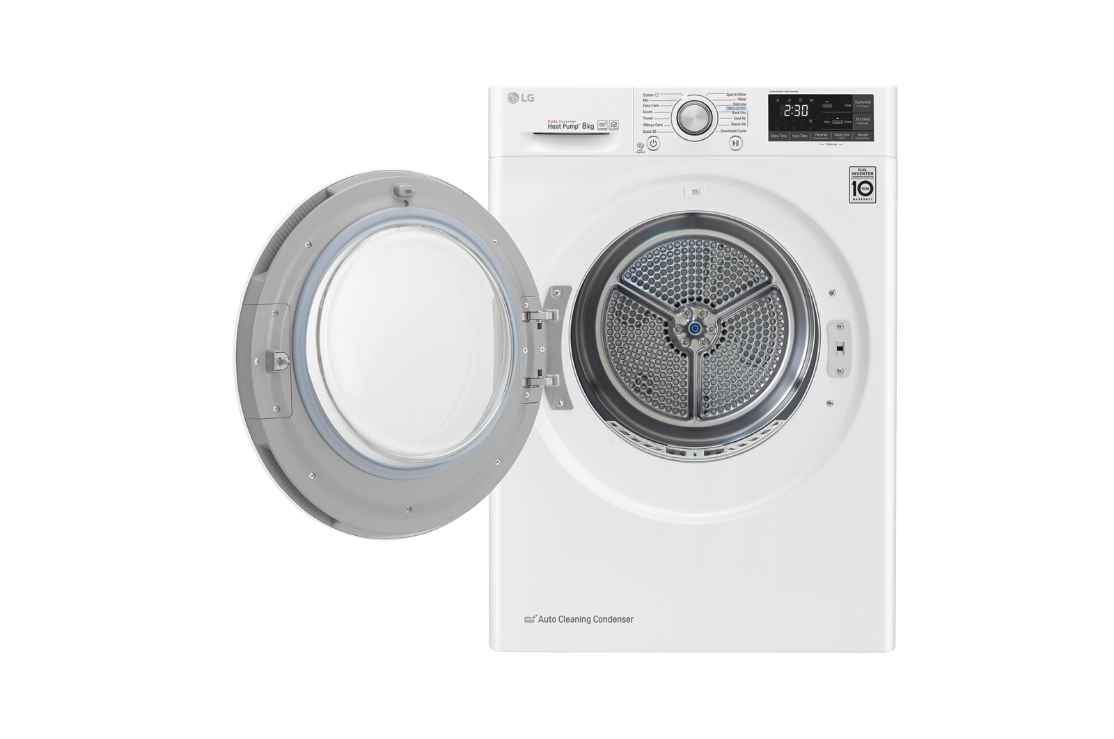 LG RC80U2AV3W tumble dryer Freestanding Front-load – image 6