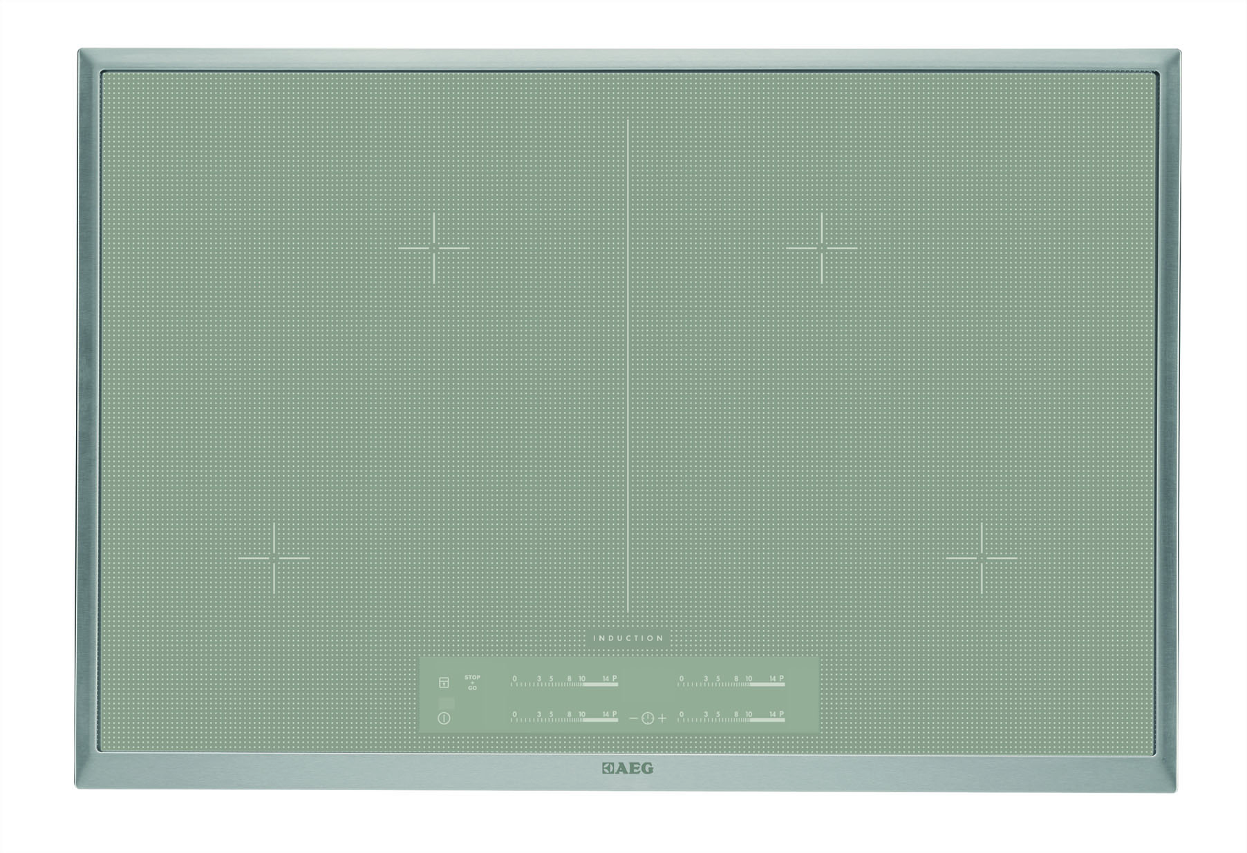 AEG HK854400XS Brushed steel Built-in Zone induction hob 4 zone(s)