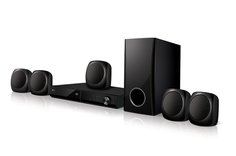 LHD427 home cinema system 5.1 channels Black