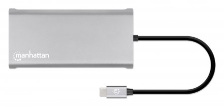 Manhattan USB-C Dock/Hub with Card Reader and MST, Ports (x10): Ethernet, 4K HDMI (X3), USB-A (x3) and USB-C (x2), With Power Delivery (100W) to 1x USB-C Port ( – image 2