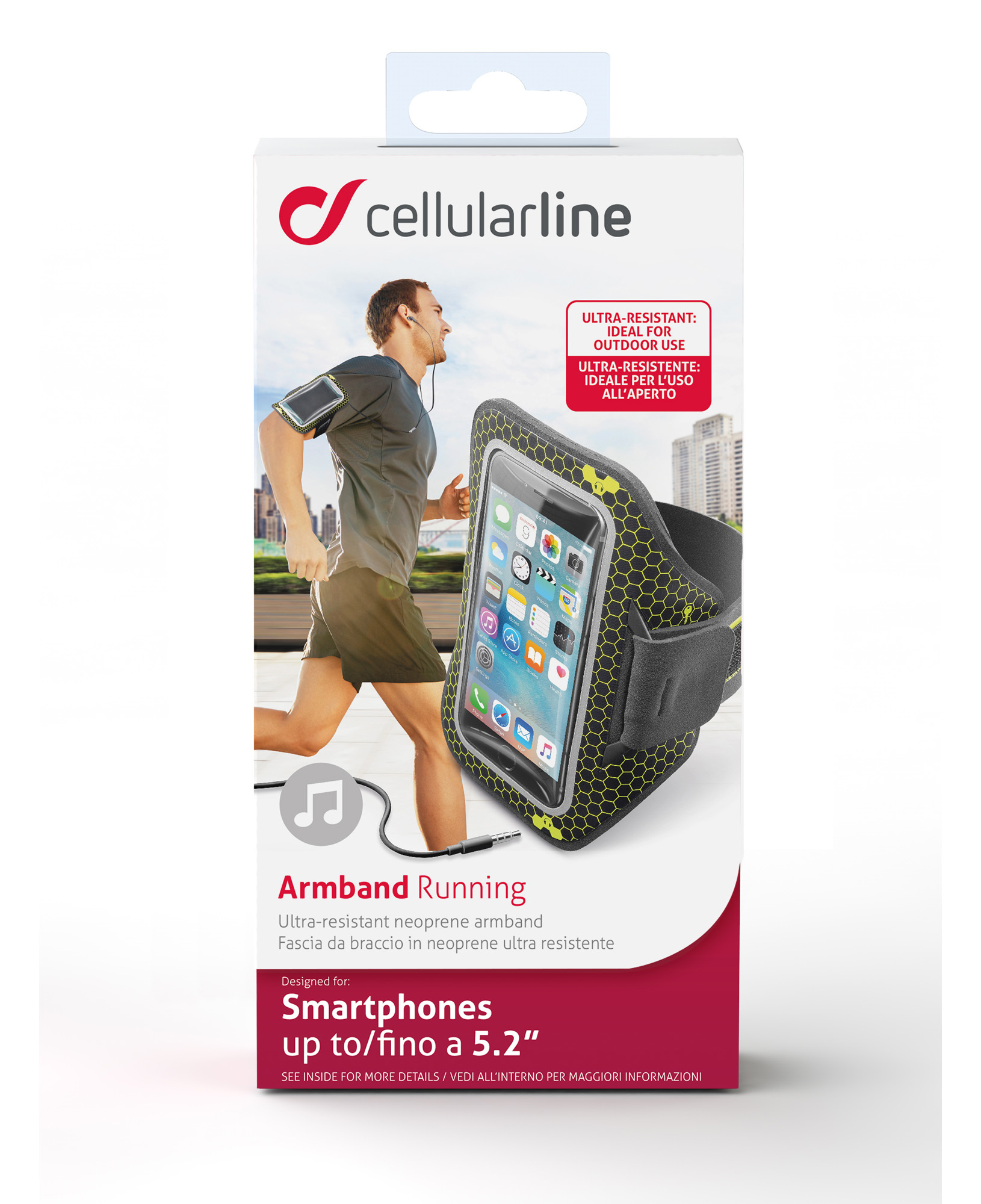 Cellularline Armband Running - Up to 5.2” – image 2