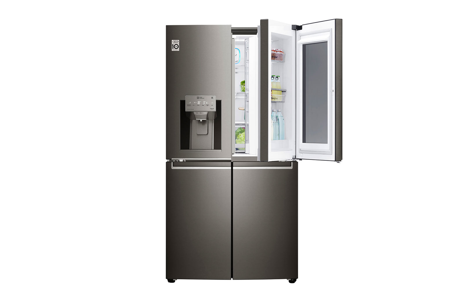 LG GR-X31FTKHL side-by-side refrigerator Freestanding – image 2