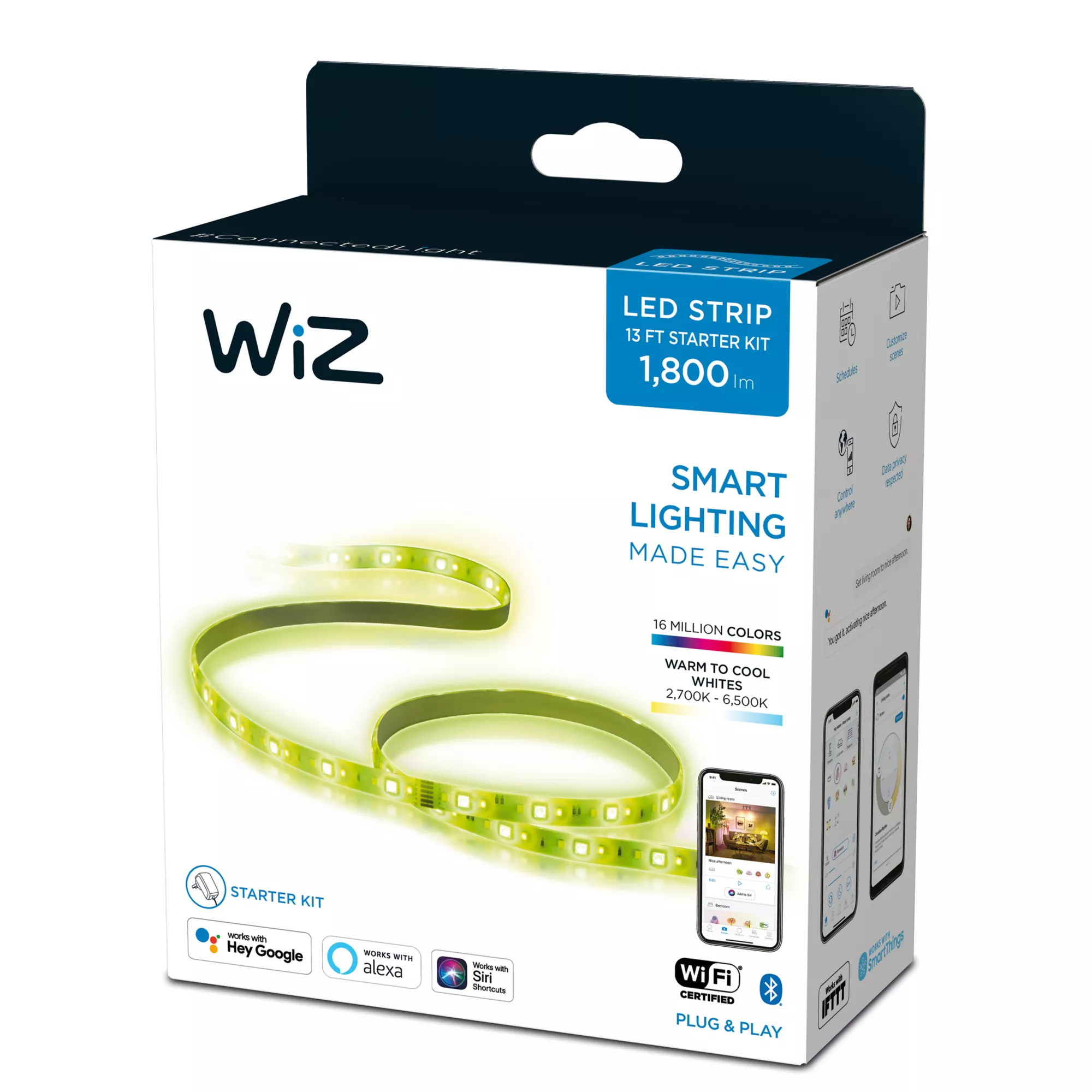 WiZ 046677603793 smart lighting Smart strip light Wi-Fi/Bluetooth – image 2