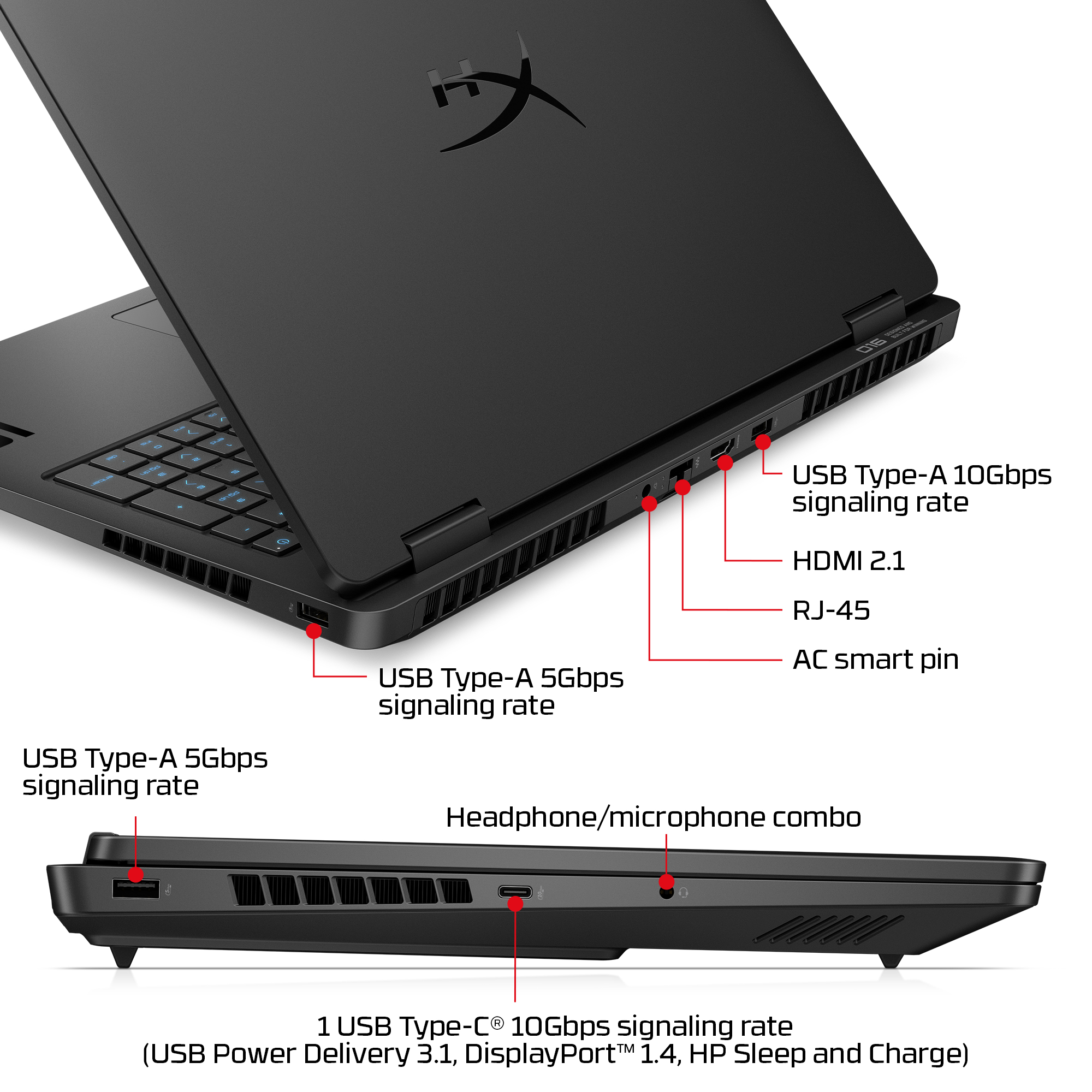 HP HyperX OMEN 16 inch Gaming Laptop PC 16-ap1502na – image 5