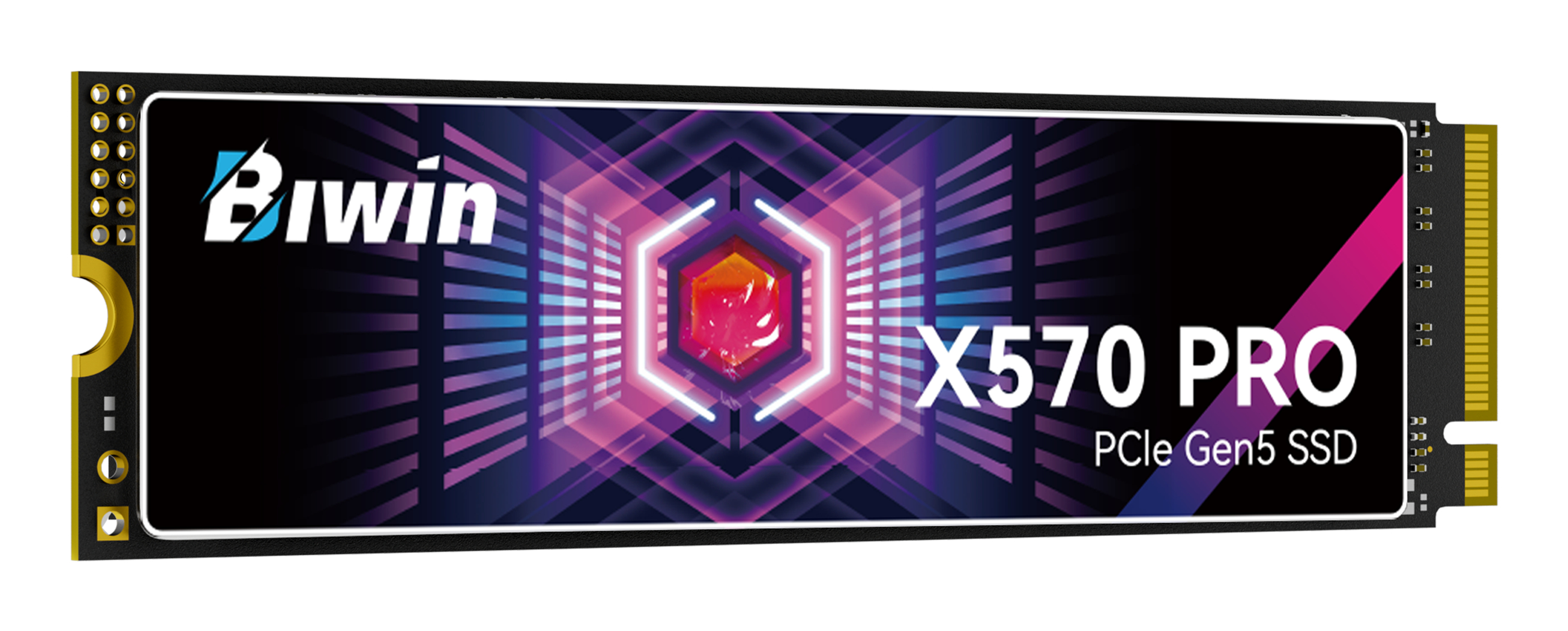 SSD M.2 2280 NVMe PCIe Gen5x4 Biwin Black Opal X570 PRO 1TB, Lectura 14,000MB/s, Escritura 10,500MB/s - imagen 3