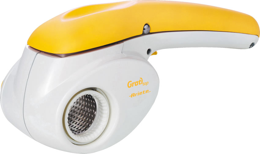 Ariete 443/3 electric grater/spiralizer White, Yellow