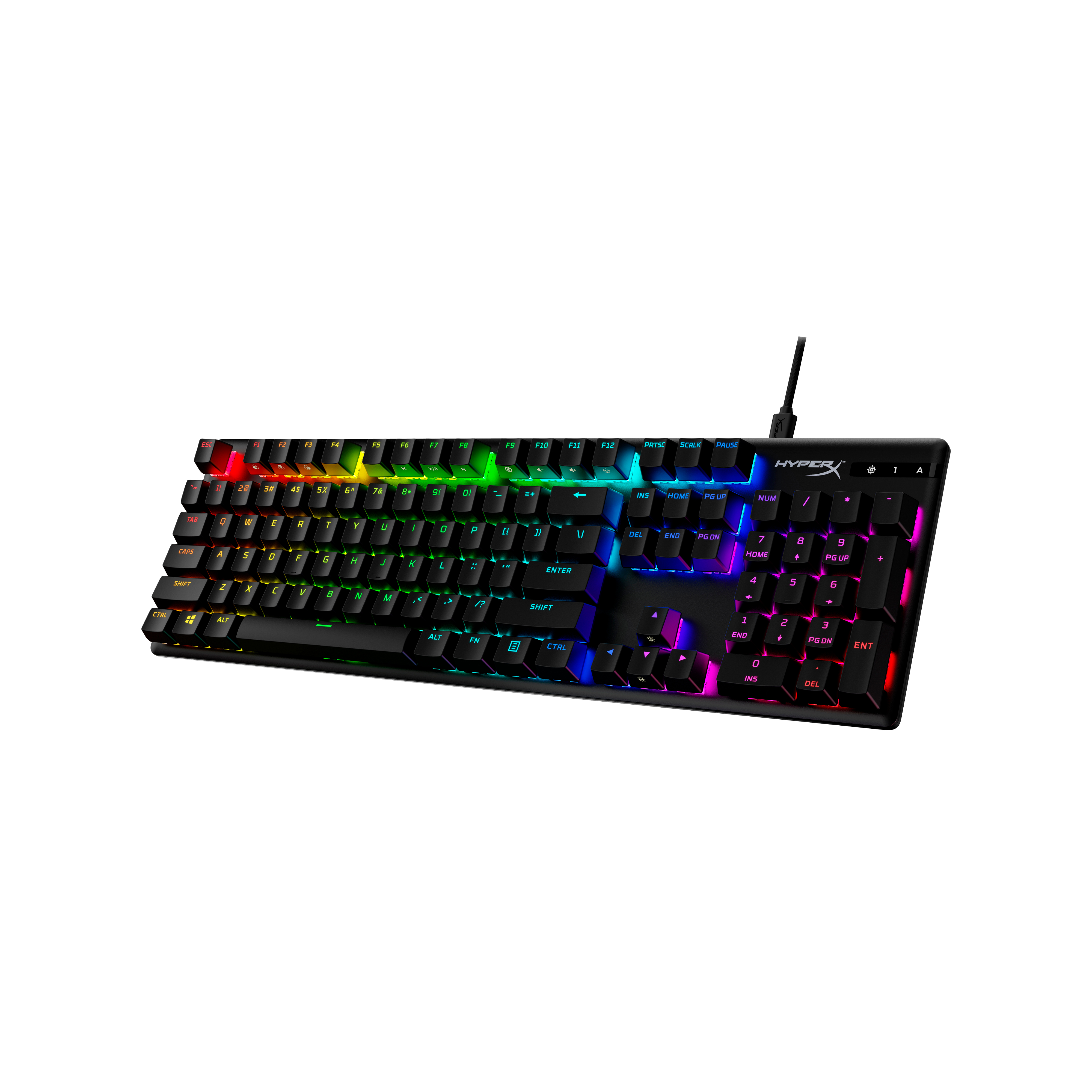 HyperX Alloy Origins PBT HX Red - Mechanical Gaming Keyboard. Keyboard form factor: Full-size (100%). Keyboard style: Stra