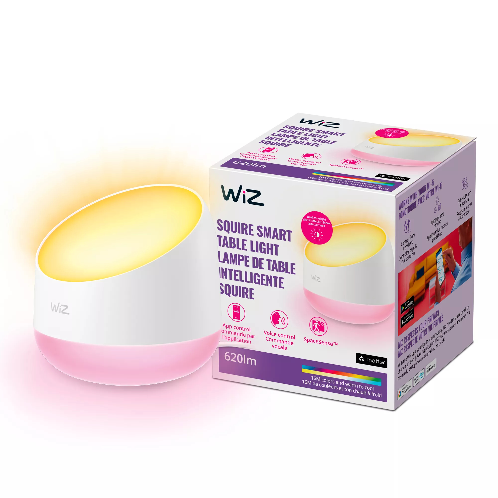 WiZ 046677604240 smart lighting Smart table lamp Wi-Fi/Bluetooth – image 2