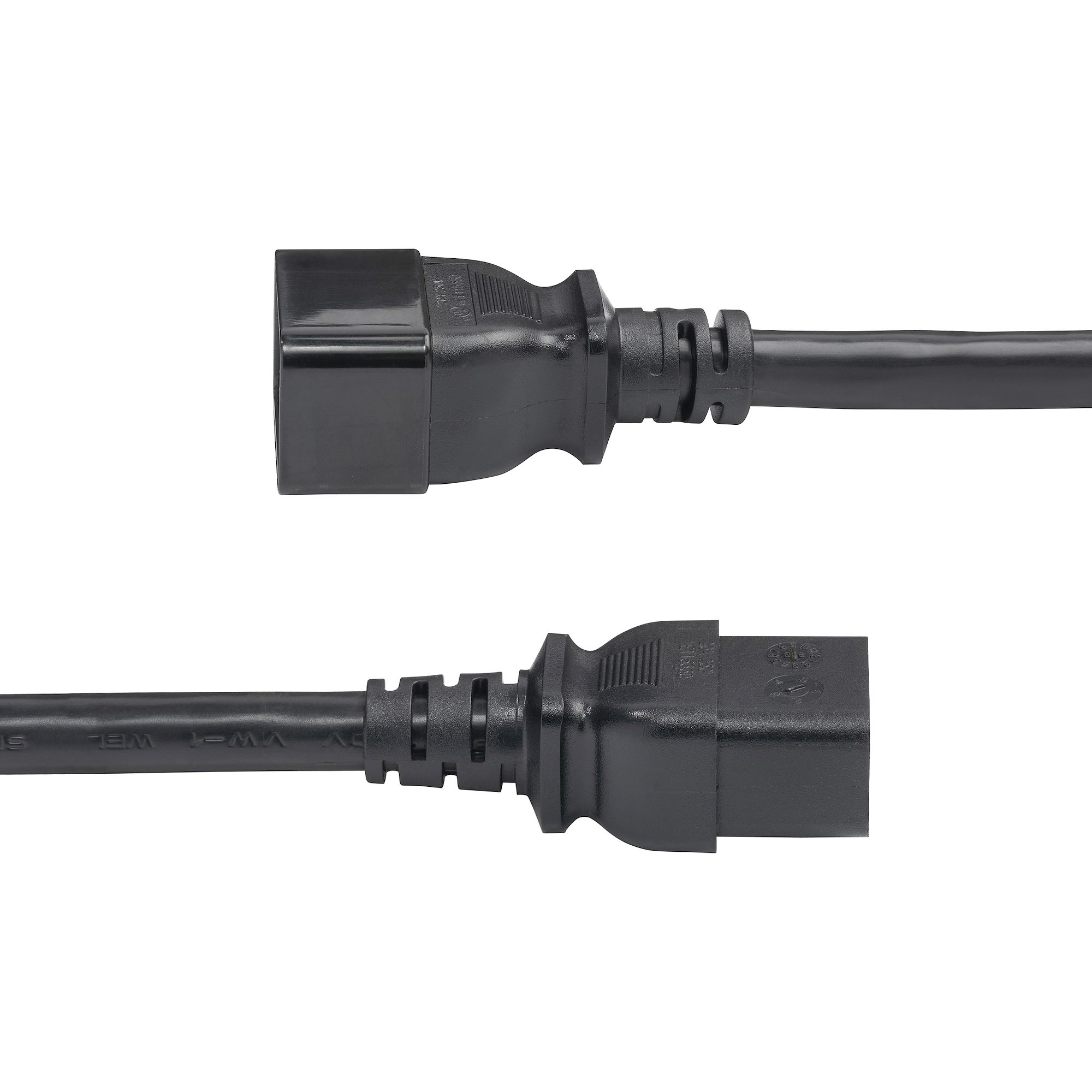 Resim StarTech.com BA16-2200-POWER-CORD 0.6m C19 - C20 SJT Ağır Hizmet Tipi Güç Uzatma Kablosu Siyah