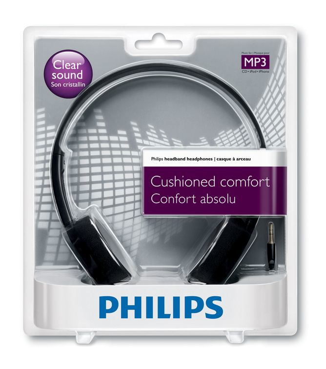 Philips SHL1000/28 headphones/headset Wired Head-band Music Black – image 2