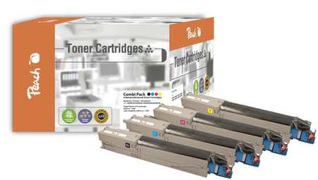 Peach 111142 toner cartridge 4 pc(s) Black, Cyan, Magenta, Yellow