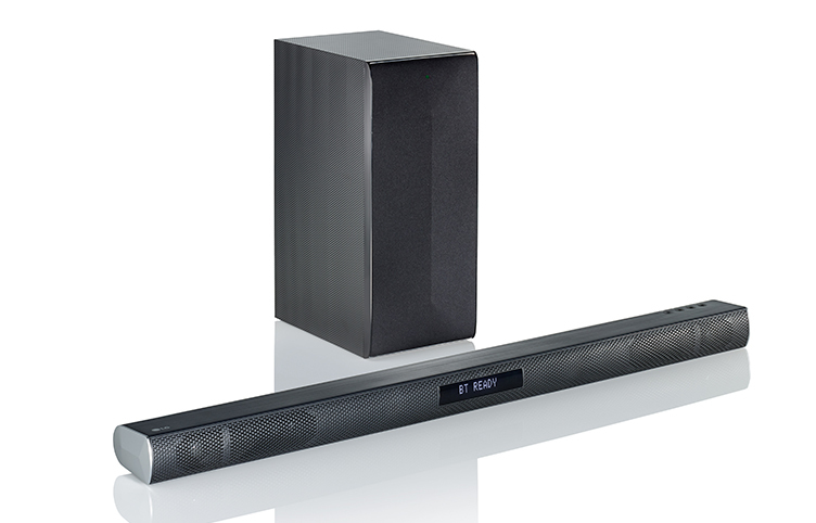 LG LAS455H soundbar speaker Black 2.1 channels – image 2