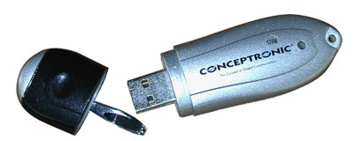 Conceptronic USB 2.0 SnapPort storage stick 128 MB