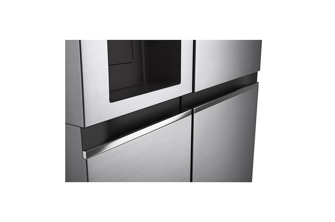 LG GSLV80PZLF side-by-side refrigerator Freestanding – image 8