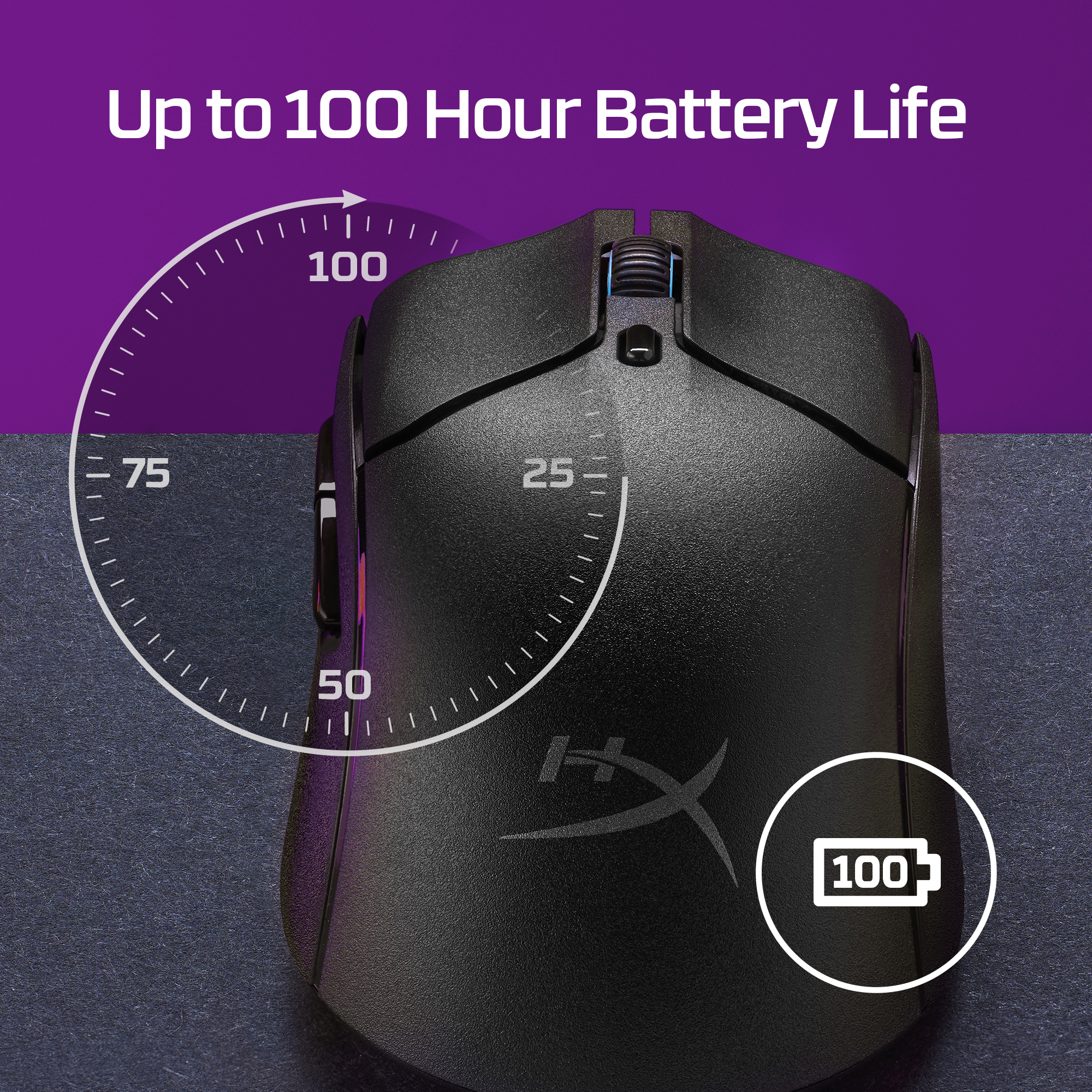 HyperX Pulsefire Haste 2 Wireless Black Gaming Mouse – image 4
