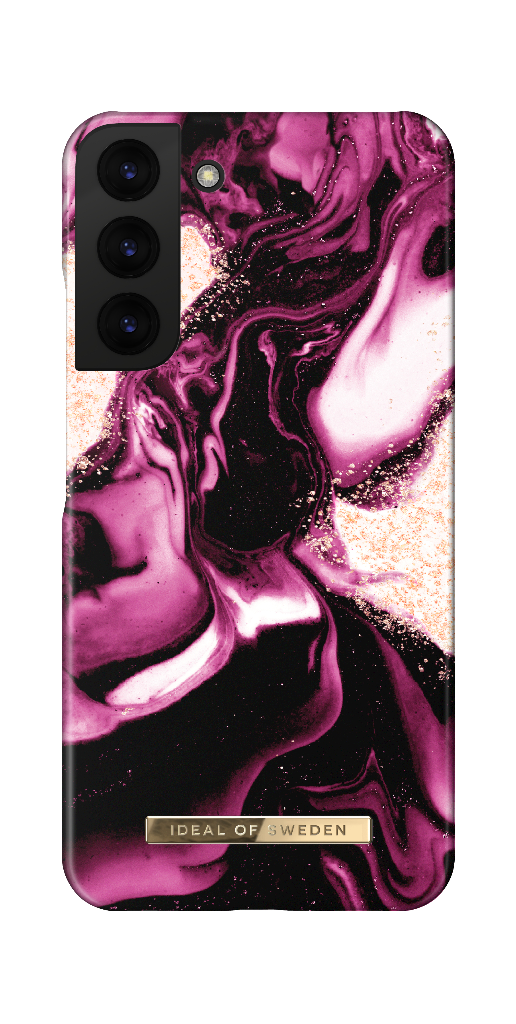 iDeal of Sweden Printed Case Galaxy S22P Golden Ruby Marble – image 3