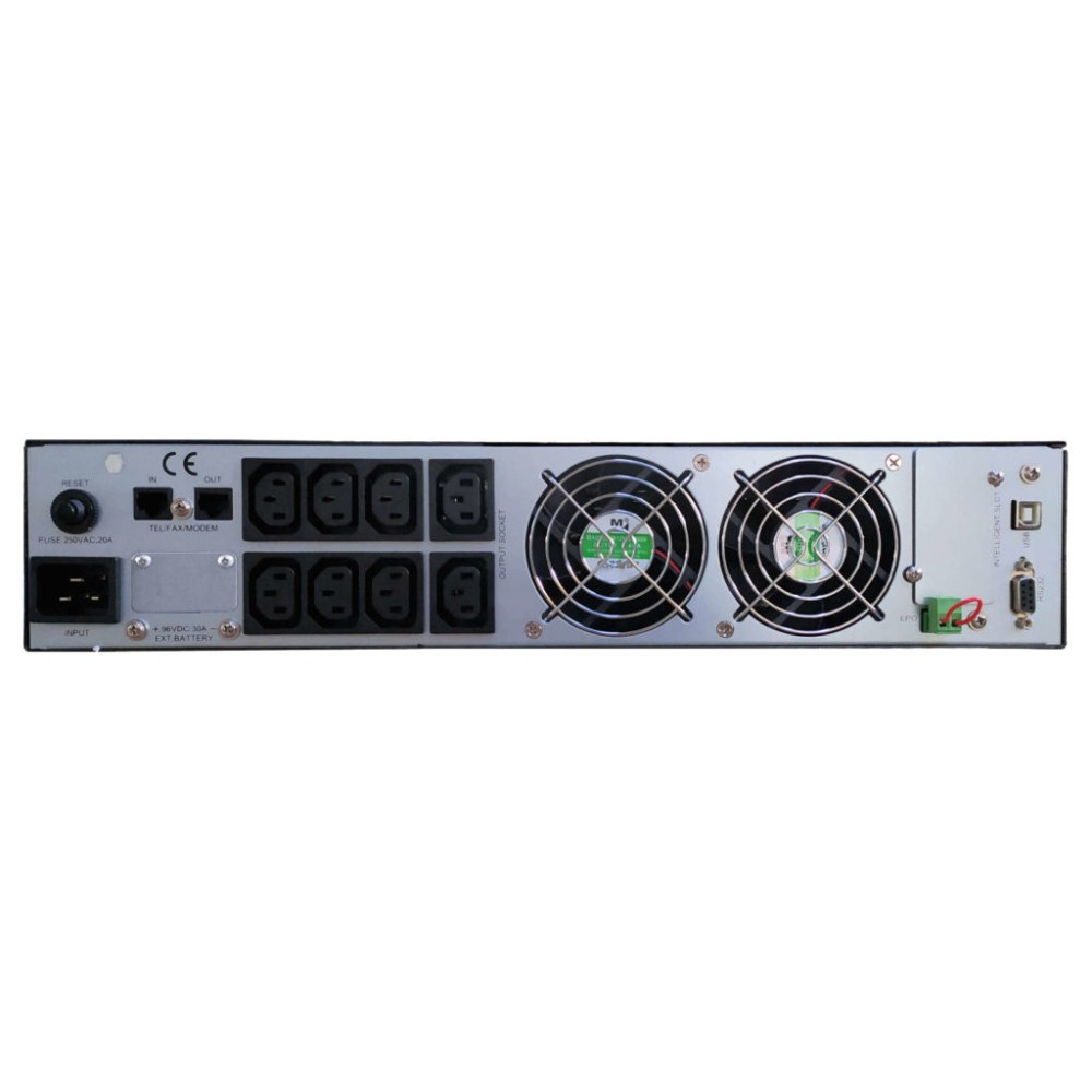 Techly IUPS-RM3KL9PROS uninterruptible power supply (UPS) Double-conversion (Online) 3 kVA – image 3