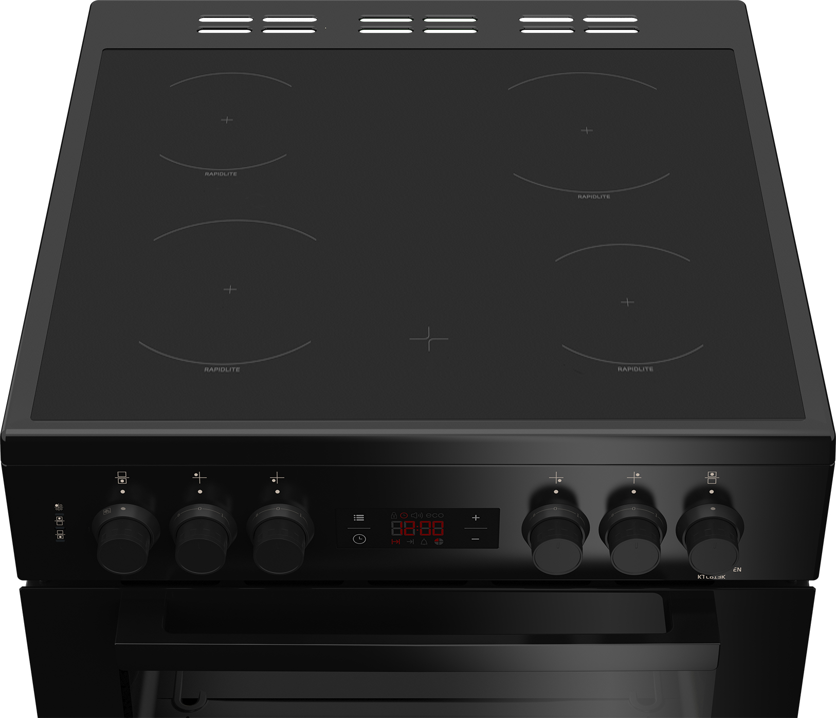 Beko KTC613K 60cm Twin Cavity Electric Cooker – image 4