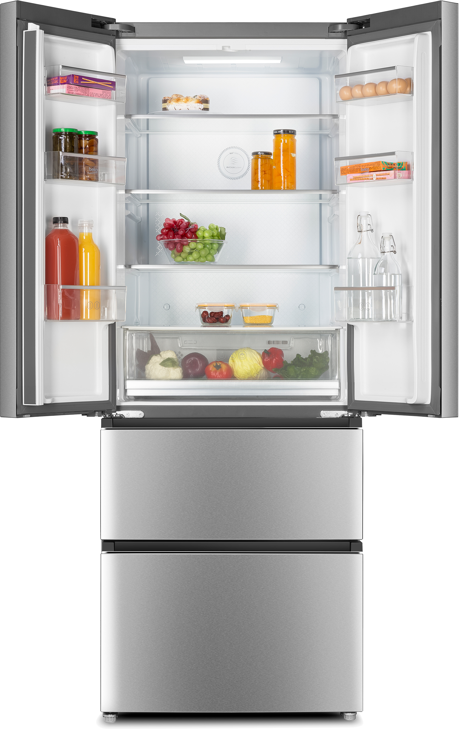 Beko MN13790PX Freestanding Frost Free American Style Fridge Freezer with Fast Freeze – image 3
