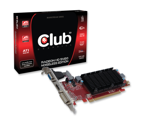 CLUB3D CGAX-5452LI graphics card AMD GDDR3 – image 1