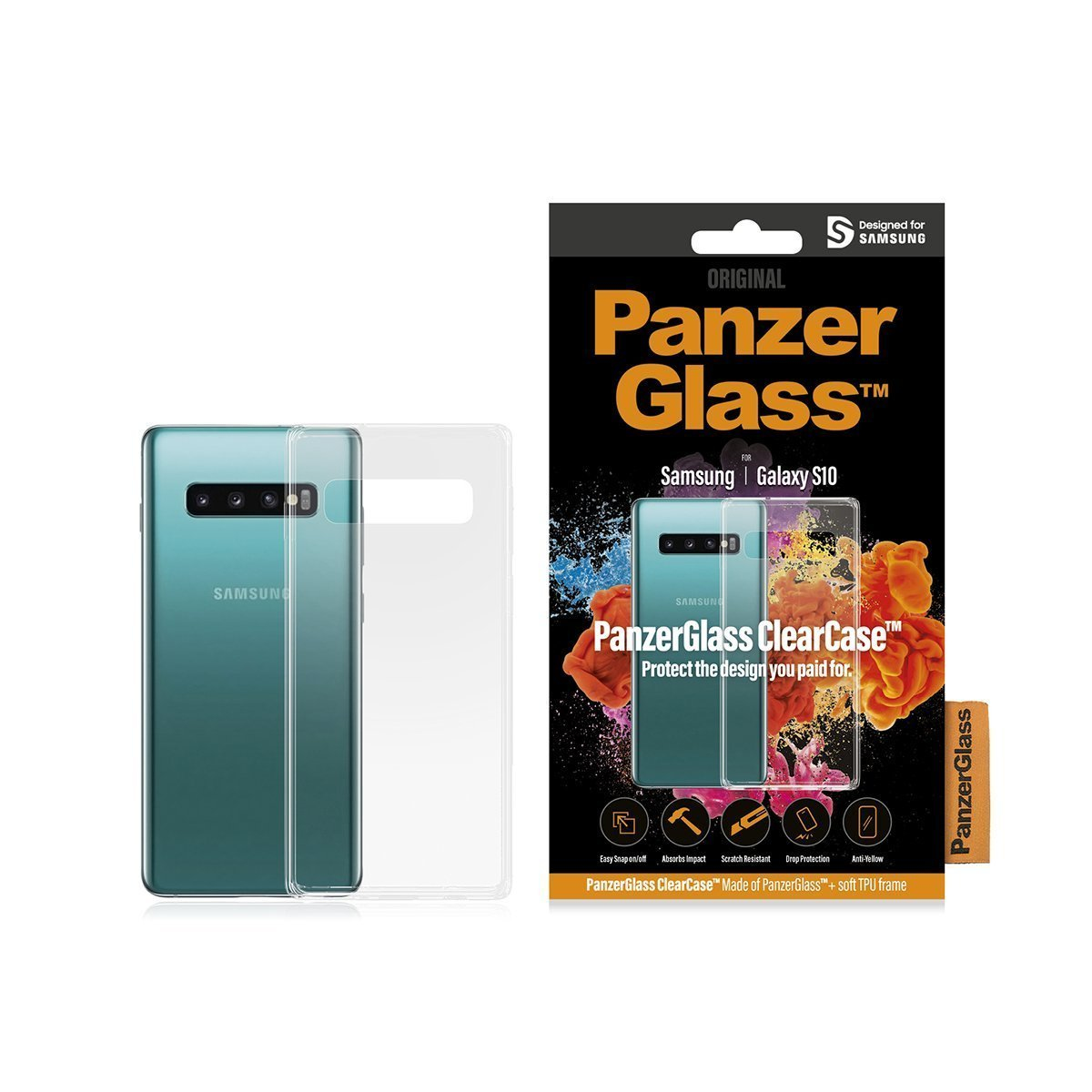PanzerGlass Samsung Galaxy S10 Clear Frame – image 1