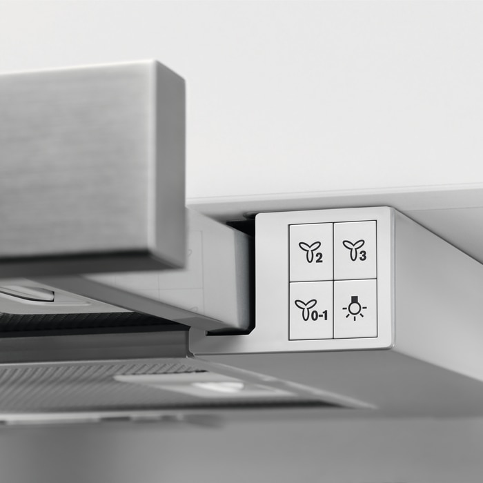 AEG DPB3931S Semi built-in (pull out) Silver 370 m³/h – image 3