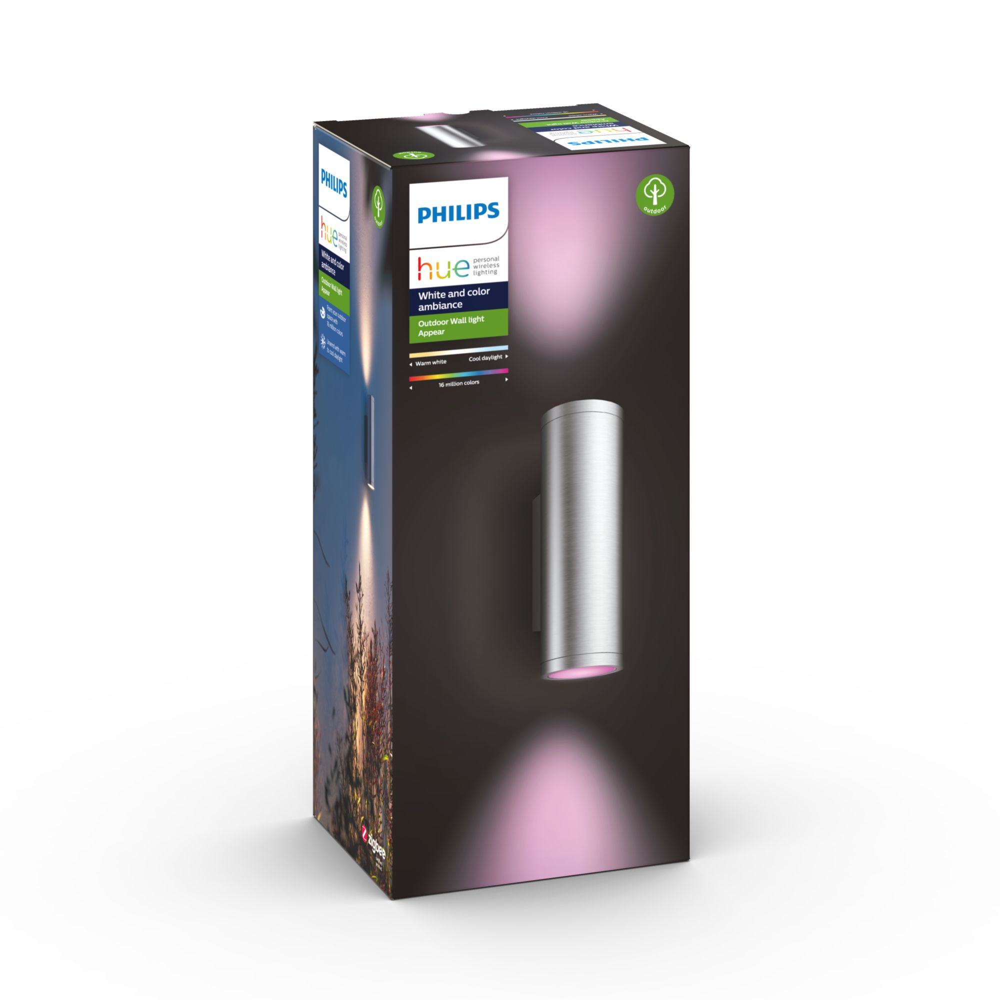 Philips by Signify Philips Hue White and colour ambience Appear Outdoor wall light – image 4