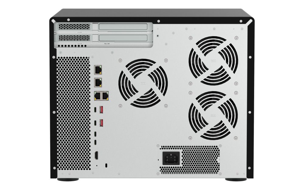 QNAP TVS-AIH1688ATX-U9-32G serveur de stockage NAS Tower 32 Go DDR5 0 To QuTS hero Noir