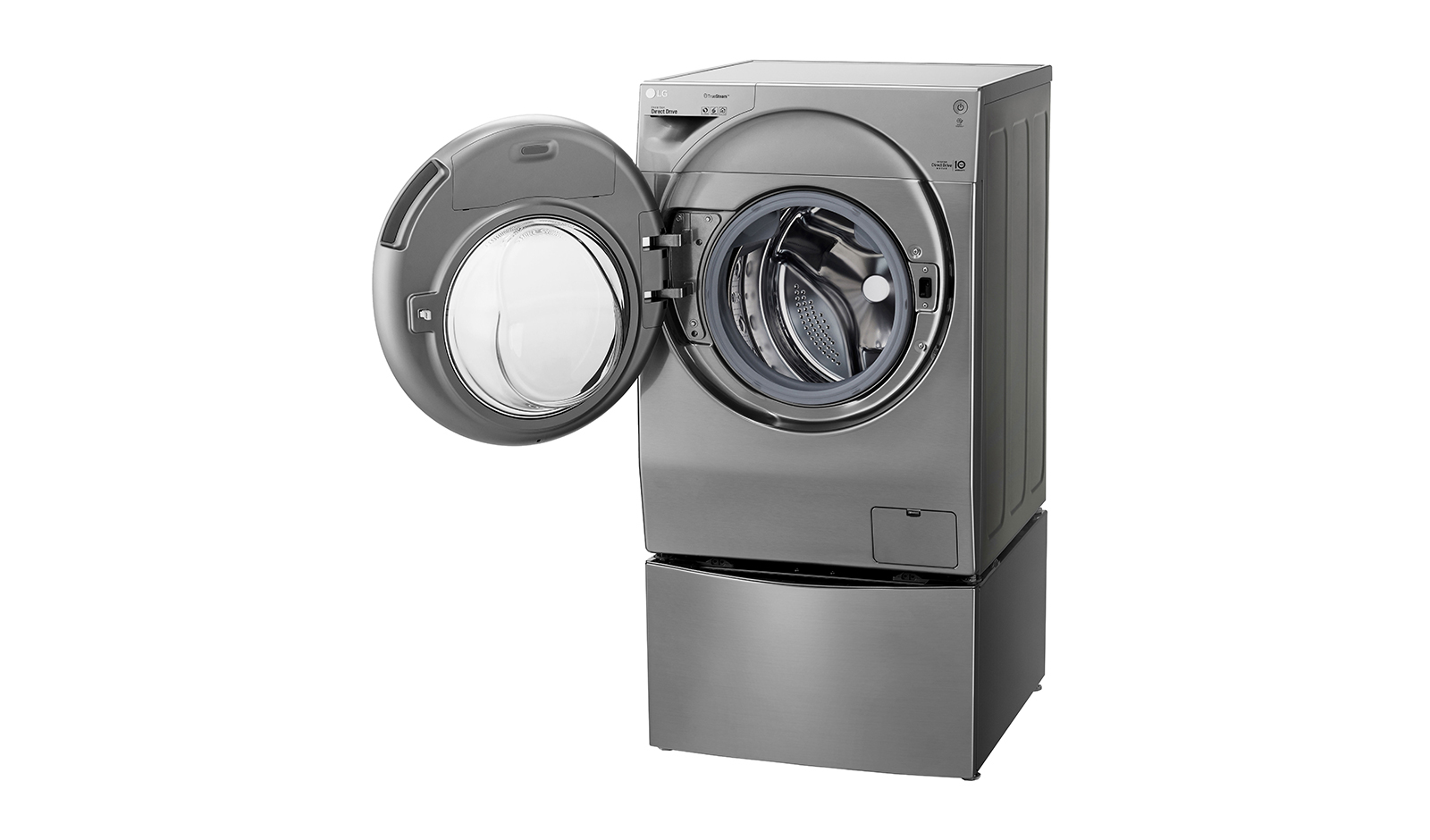 LG FH6G1BCHK6N/F8K5XNK4 washer dryer Freestanding Front-load Silver – image 5