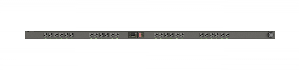 Vertiv Geist MNS3EGB0-24S203-2ST5A0A10-S power distribution unit (PDU) 24 AC outlet(s) 0U Black