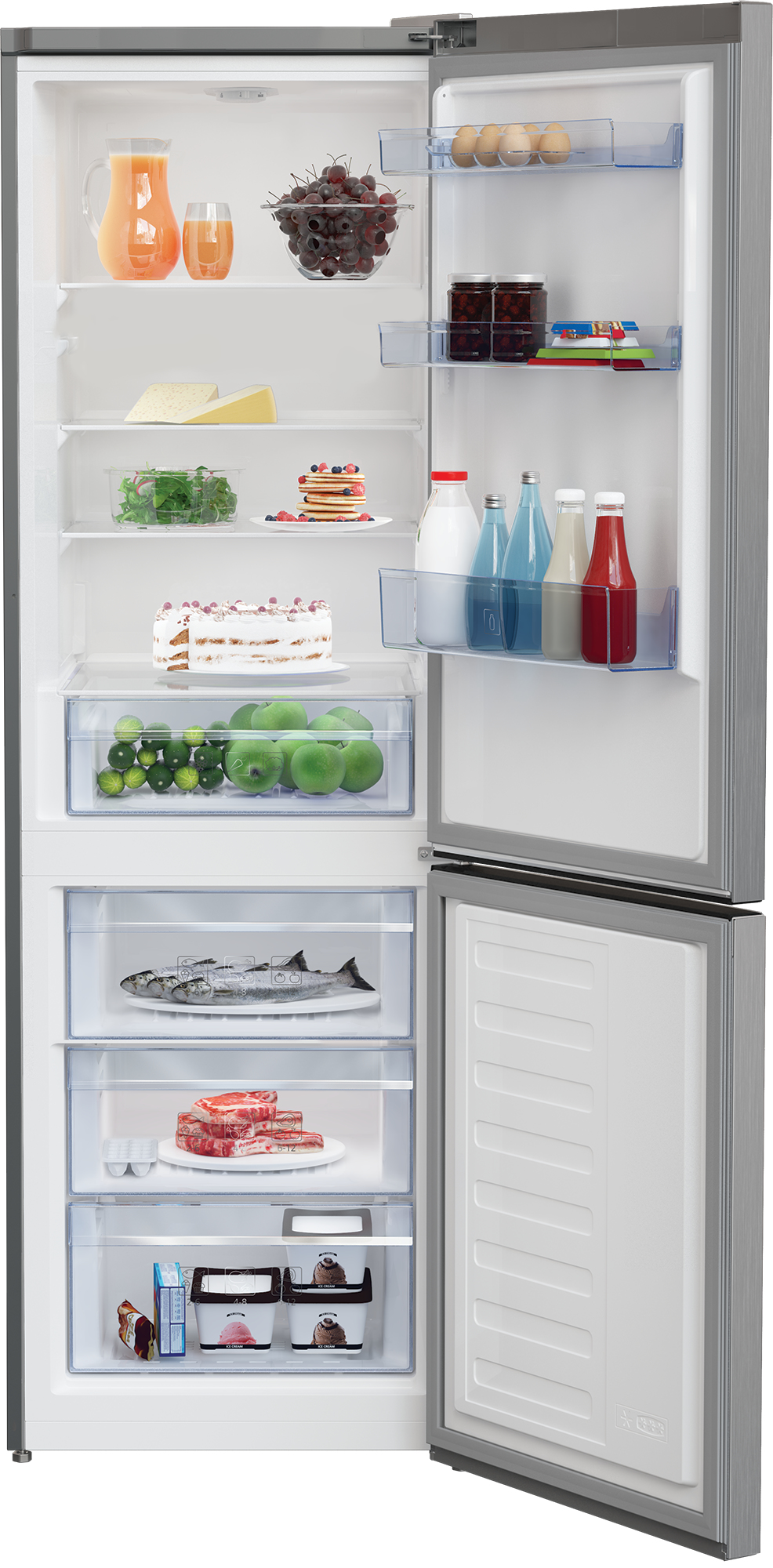 Beko RCSA366K40XBRN fridge-freezer Freestanding – image 3