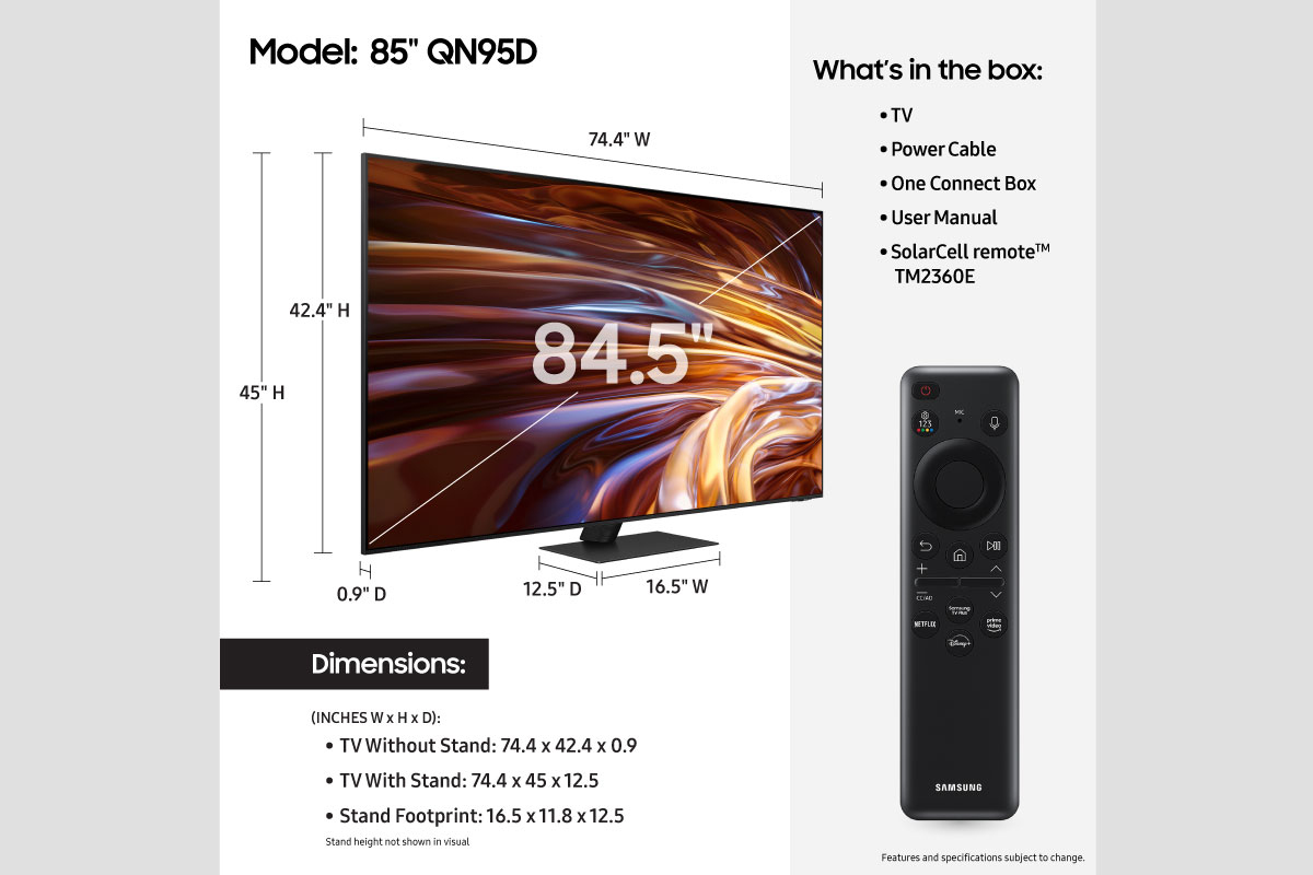 Samsung QN95D 85" Class Neo QLED 4K – image 5