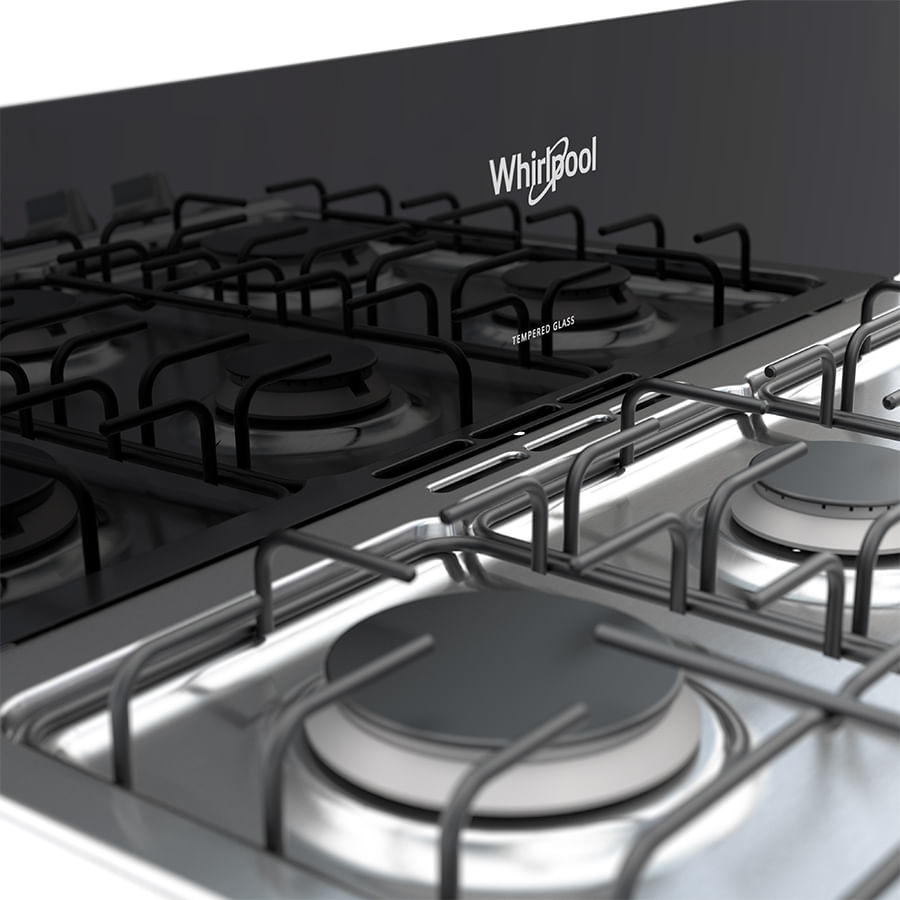 Whirlpool WFR3100B cooker Freestanding cooker Gas Black – image 5