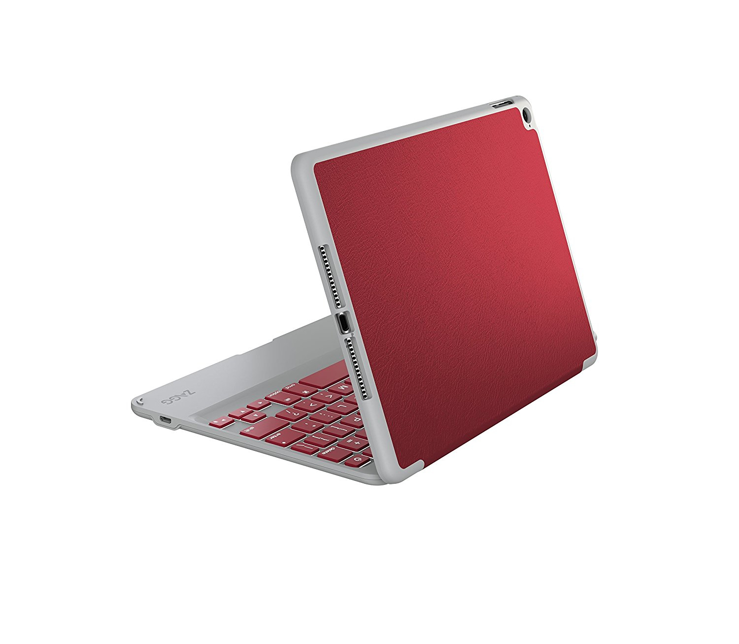 ZAGG ID6ZFN-RDS mobile device keyboard QWERTY Bluetooth Grey, Red