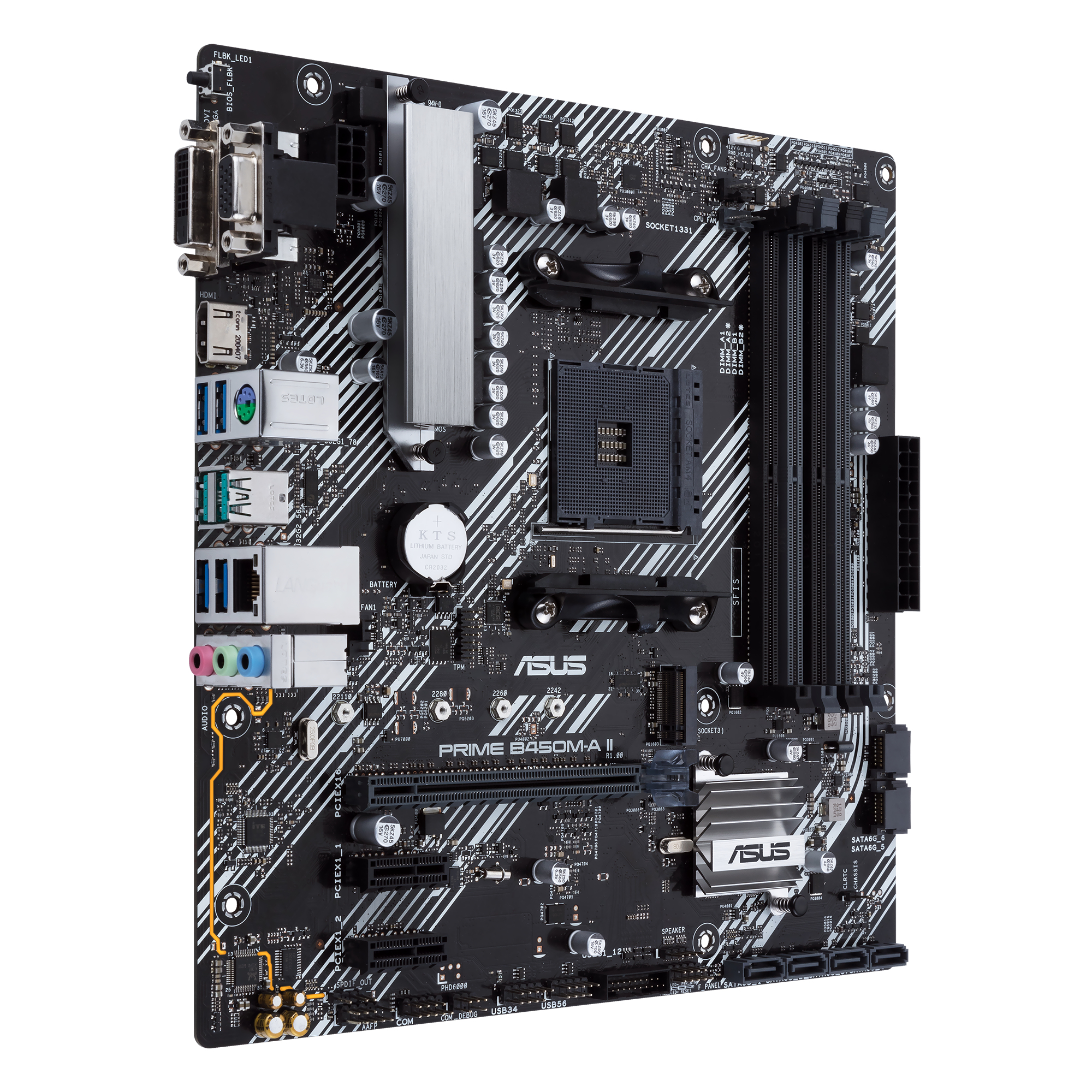 Tarjeta Madre ASUS PRIME B450M-A II/CSM - Socket AM4 - 4xDDR4 - 2133/4400(OC) MHz - HDMI - VGA - USB 2.0/3.2 - Micro ATX - PRIME B450M-A II/CSM Tarjeta Madre ASUS PRIME B450M-A II/CSM - Socket AM4 - 4xDDR4 - 2133/4400(OC) MHz - HDMI - VGA - USB 2.0/3.2 - Micro ATX - PRIME B450M-A II/CSM