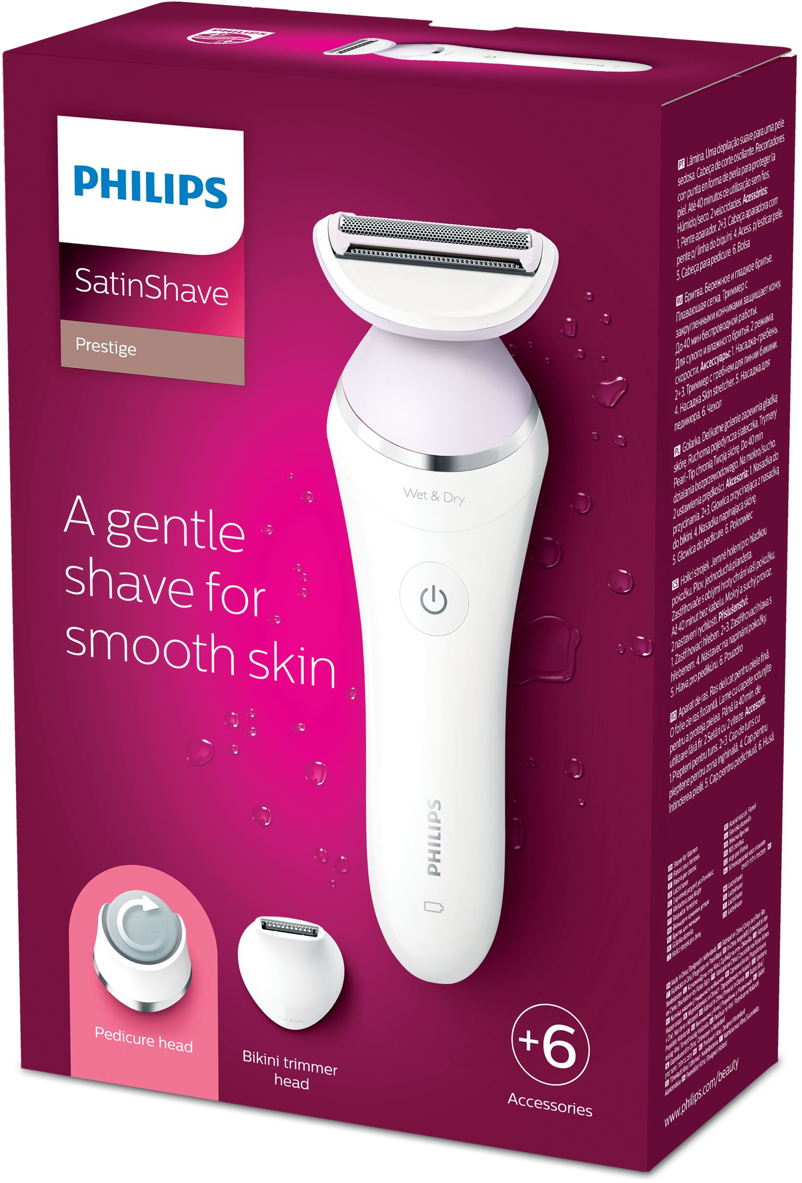 Philips SatinShave Prestige Single foil shaver Wet and dry cordless shaver – image 2