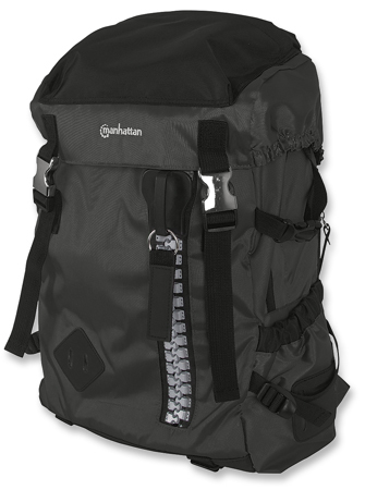 Manhattan Zippack 39.6 cm (15.6") Backpack case Black