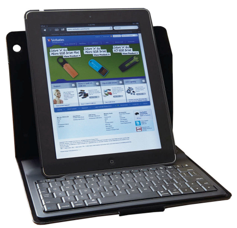 Verbatim 98040 mobile device keyboard Bluetooth Grey – image 1