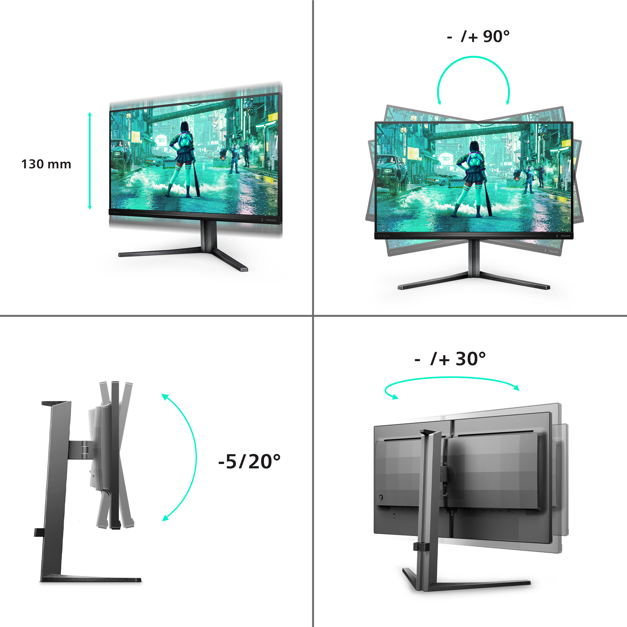 Philips Evnia 3000 25M2N3200U/00 computer monitor – image 4