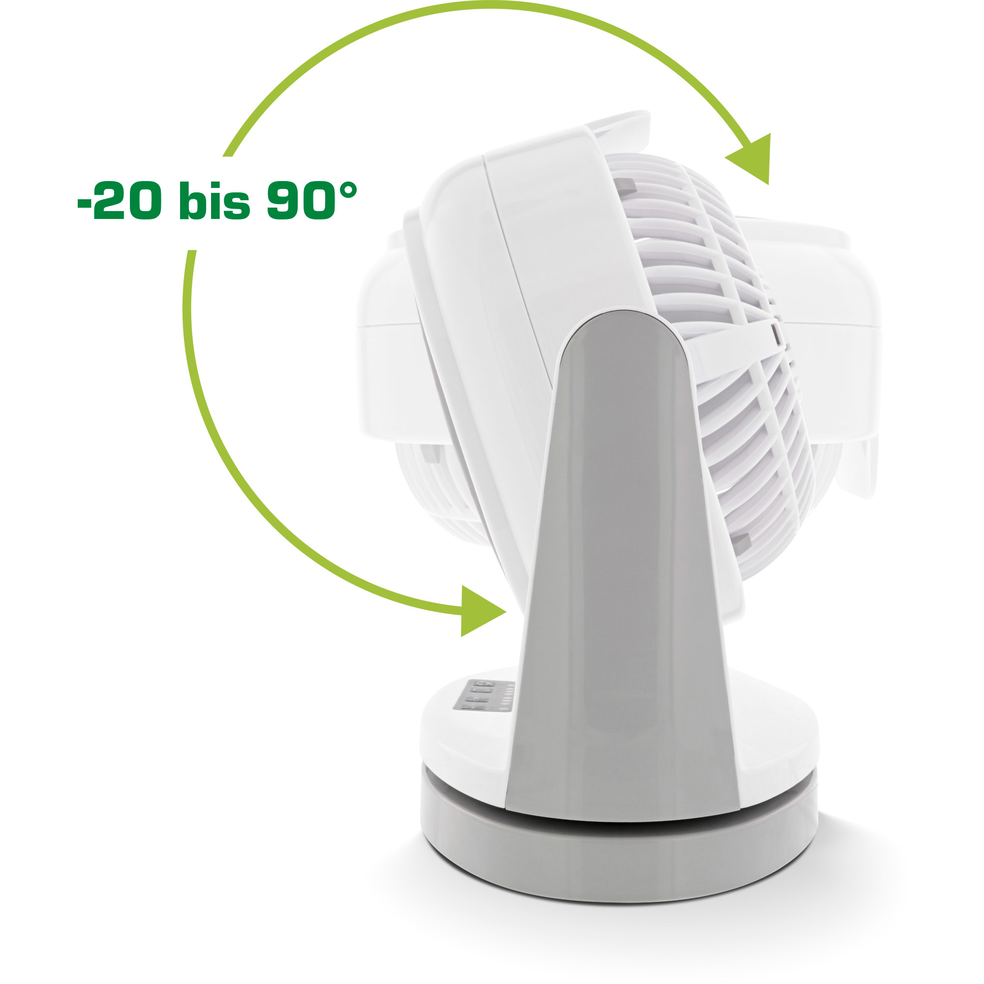 InLine SmartHome Table fan white/grey – image 4