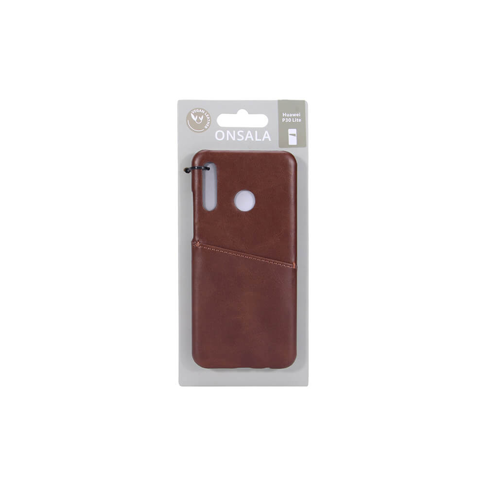 Onsala Mobilecover Brown Huawei P30 Lite Creditcard Pocket – image 2