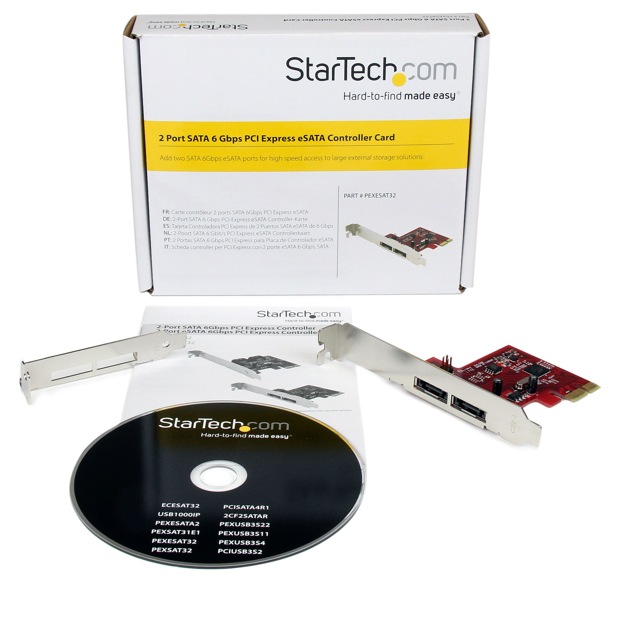 StarTech.com 2 Port SATA 6 Gbps PCI Express eSATA Controller Card – image 5