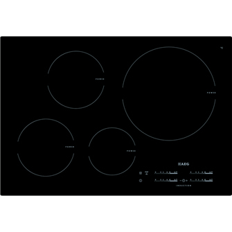 AEG HK854220IB Black Built-in Zone induction hob 4 zone(s)