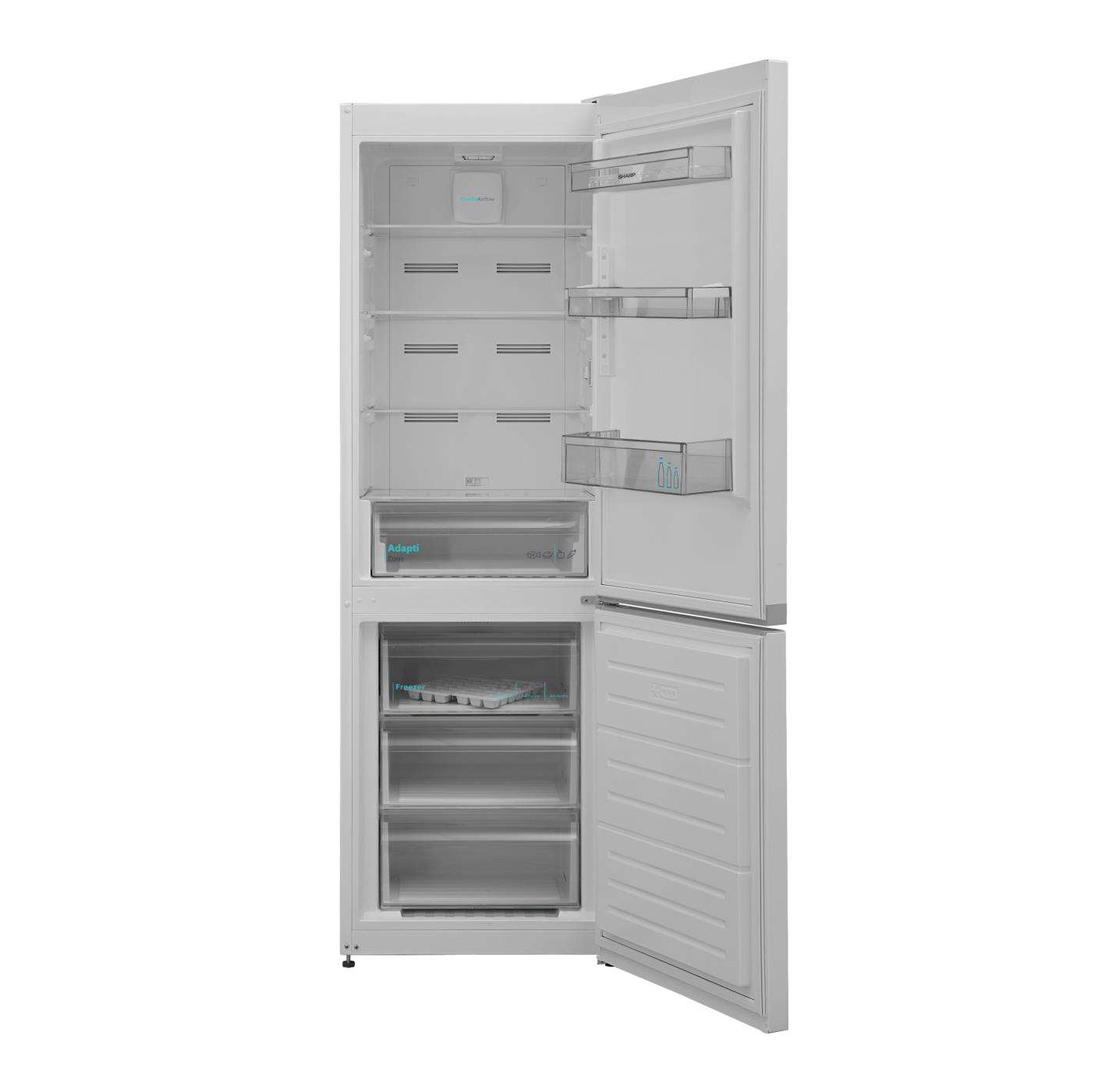 Sharp SJ-BA09RTXWF fridge-freezer Freestanding – image 2