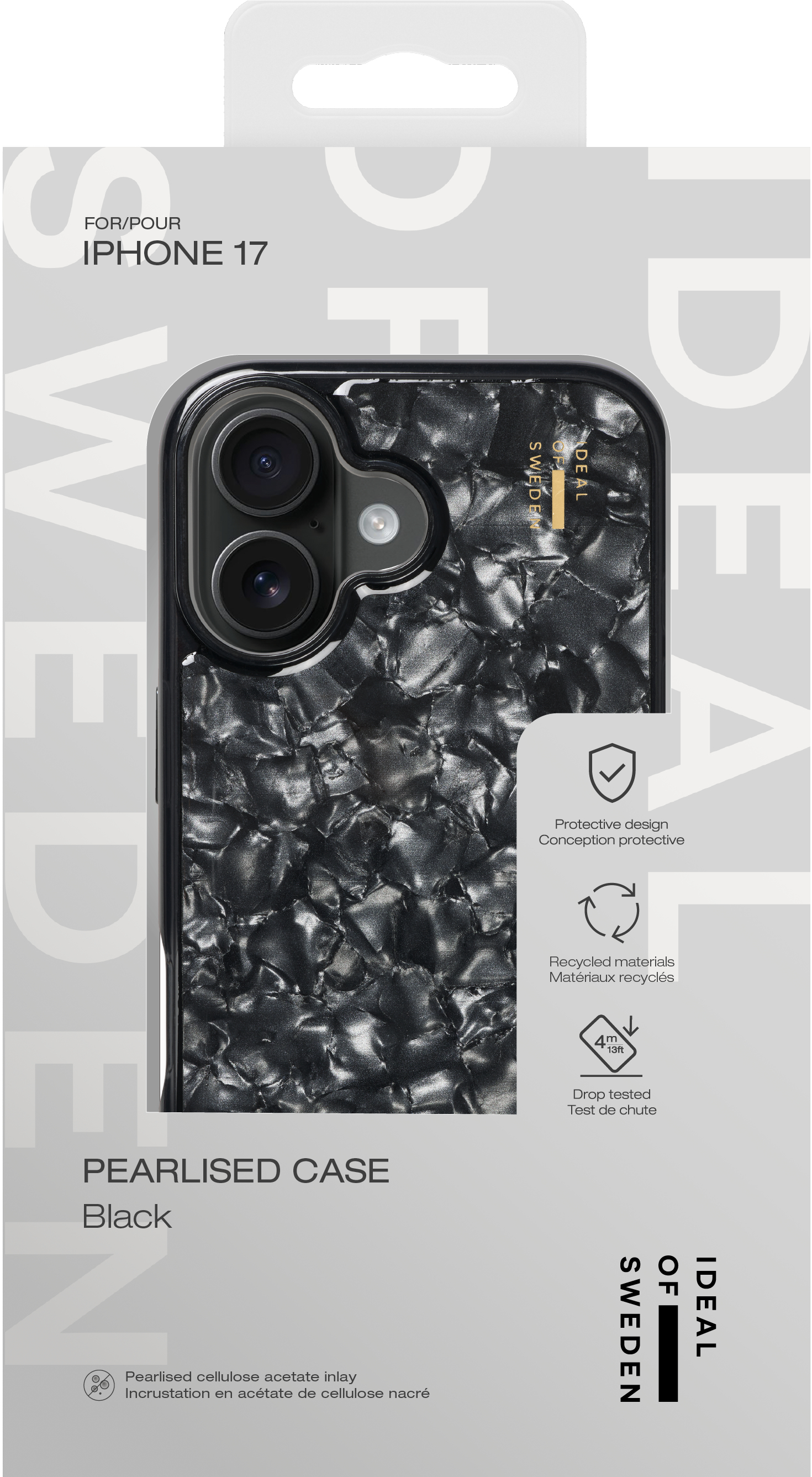 iDeal of Sweden Pearlised Case iPhone 17 Black – image 3